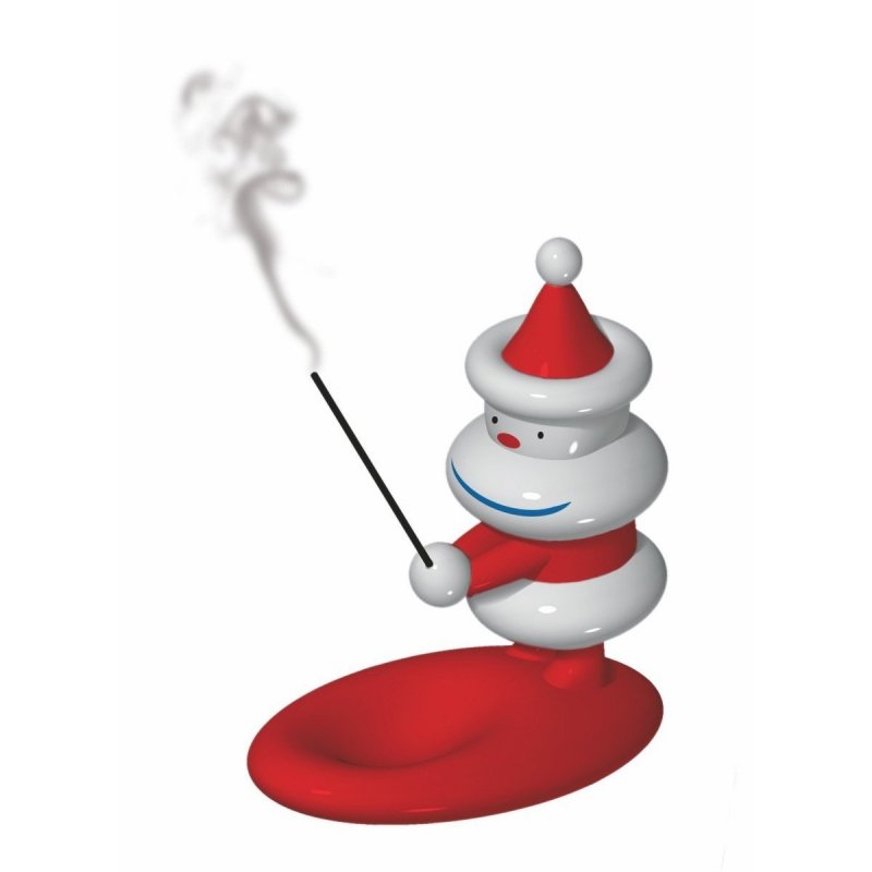 Alessi NATALINCENSINO Świąteczna Figurka Gwiazdora - Stojak na Kadzidełka