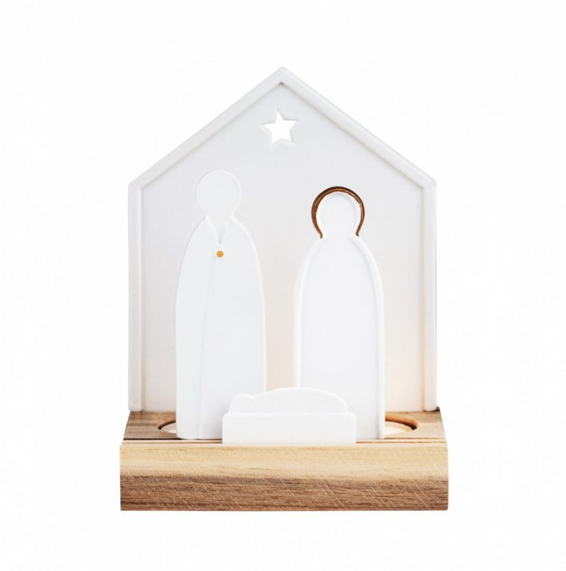 Rader CHRISTMAS Świecznik Świąteczny / Szopka Bożonarodzeniowa