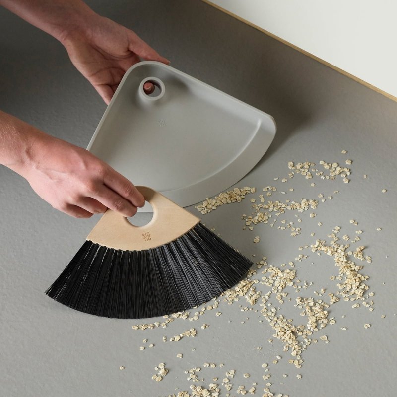 RIG-TIG by Stelton SWEEP-IT Zmiotka z Szufelką / Jasnoszara