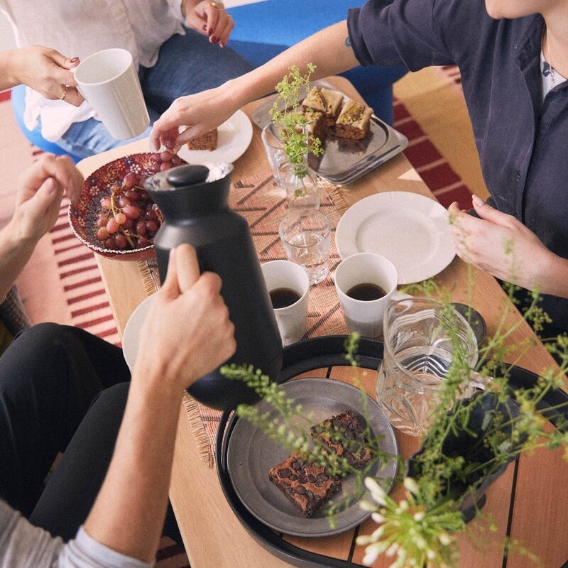 termos Rosendahl Daybreak 1L czarny stal nierdzewna