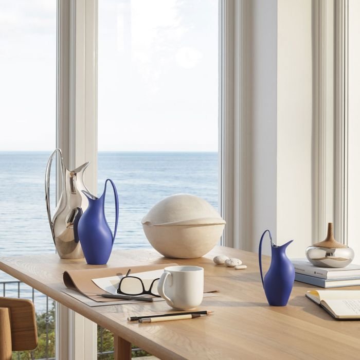 Georg Jensen HENNING KOPPEL Stalowy Dzbanek 0,75 l / Granatowy