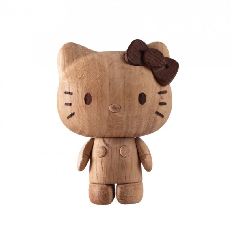boyhood HELLO KITTY Figurka z Drewna Dębowego
