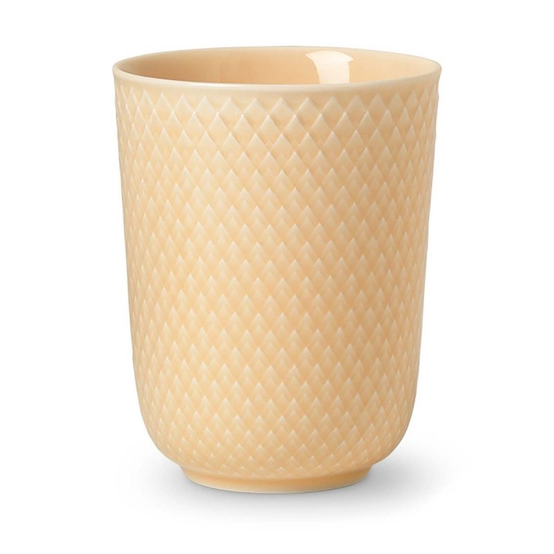 Lyngby Porcelain RHOMBE COLOR Kubek bez Ucha 330 ml Piaskowy Sand