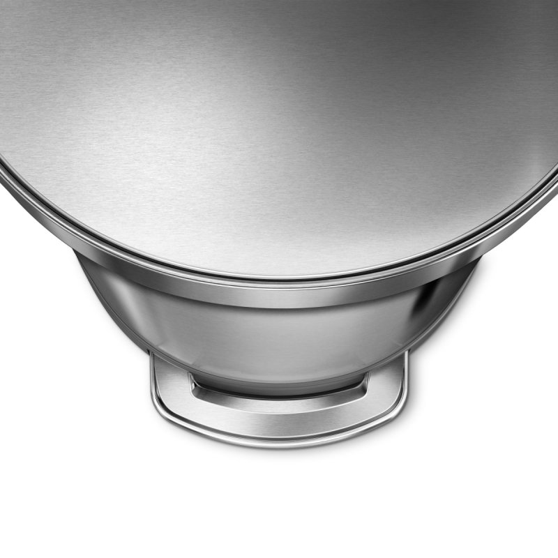 simplehuman Kosz na Śmieci Pedałowy 45 l Półokrągły - Stal FPP