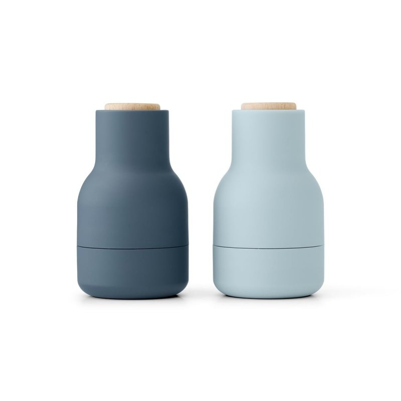 Audo BOTTLE Młynek do Soli i Pieprzu 12 cm / Zestaw Niebieski