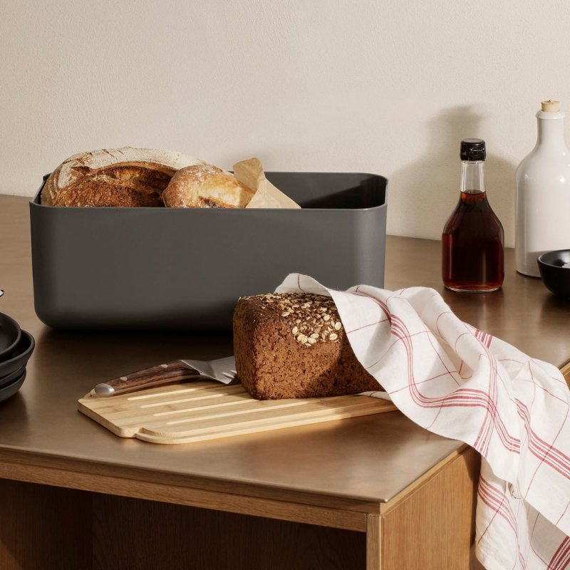 Eva Solo BREAD BOX Chlebak z Deską do Pieczywa / Szary