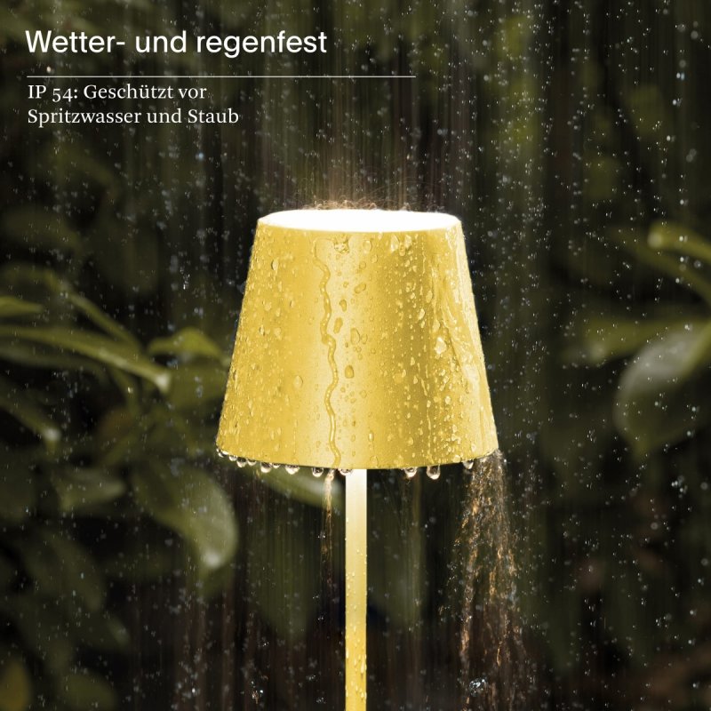 Przenośna lampa akumulatorowa Sigor Nuindie w kolorze żółtym