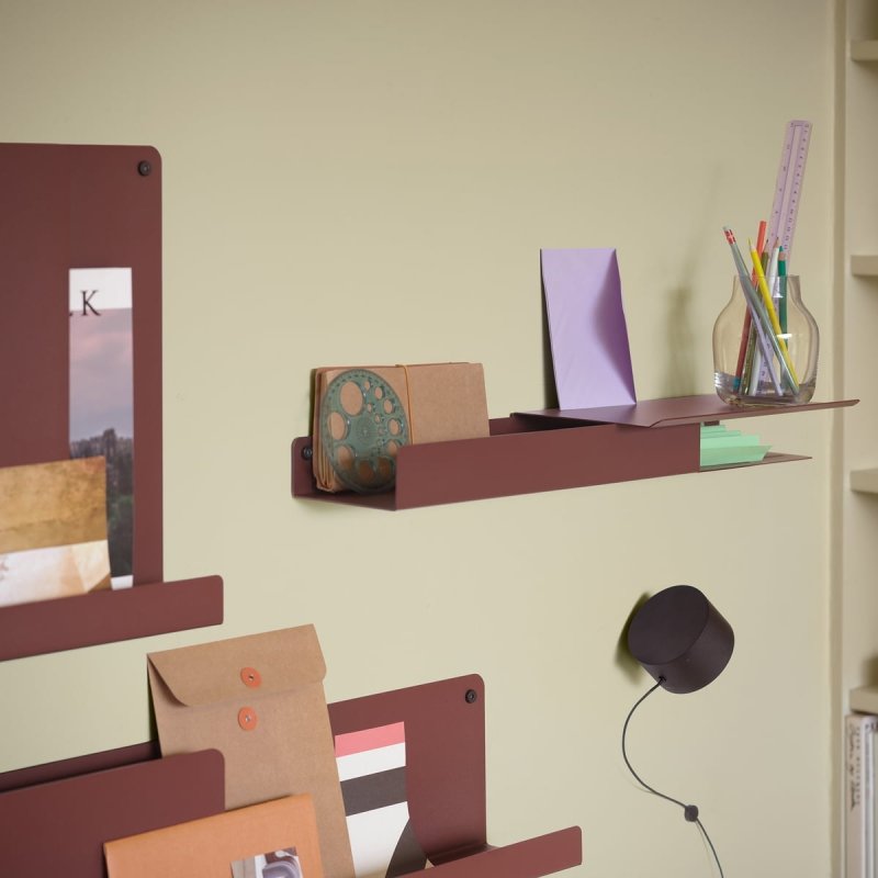 Muuto FOLDED Półka Ścienna 62 cm / Szaroniebieska
