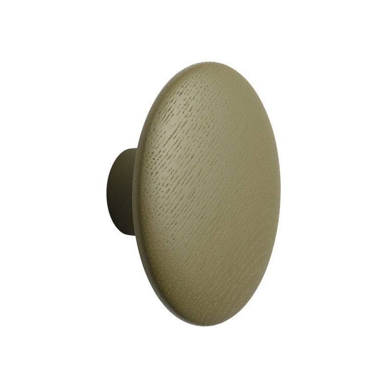 Muuto DOTS Wieszak Drewniany M - 13 cm / Brązowo-Zielony