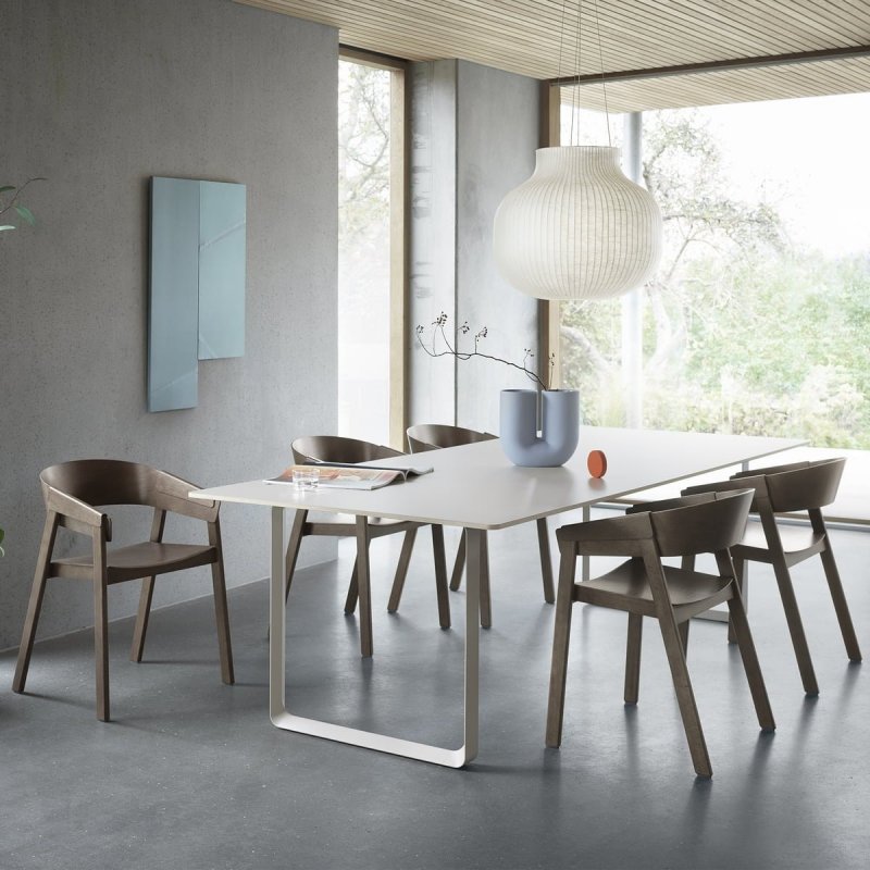 Muuto COVER Krzesło Drewniane - Ciemnobrązowe
