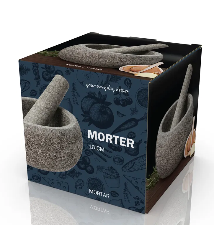 kamienny moździerz kuchenny do przypraw