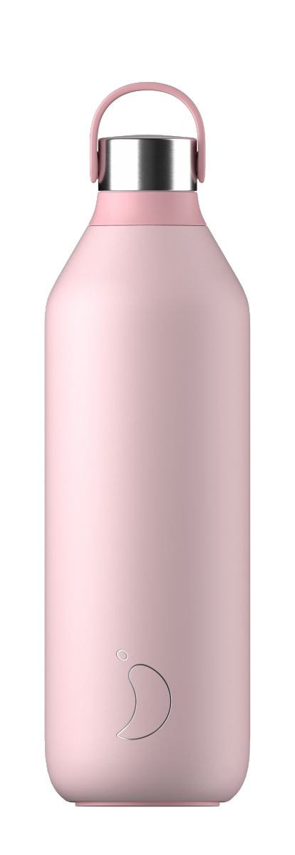 Chilly's SERIES 2 Stalowa Butelka Termiczna 1 l Różowa