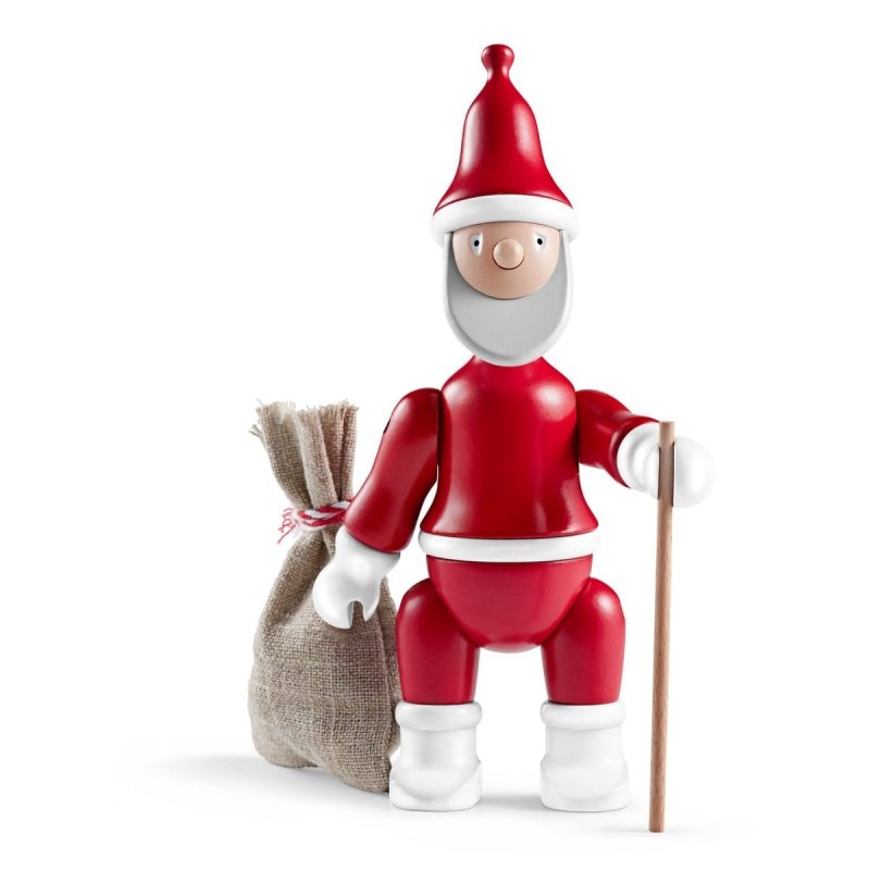 Kay Bojesen CHRISTMAS SANTA Świąteczna Drewniana Figurka - Święty Mikołaj