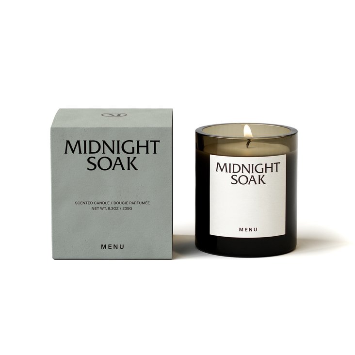 Audo Copenhagen OLFACTE Świeca Zapachowa Sojowa 235 g / Midnight Soak (Gorzka Pomarańcza, Figa &amp; Płatki Róż)