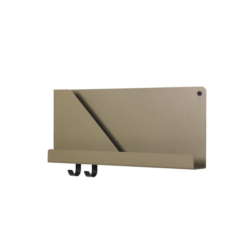 Muuto FOLDED Organizer - Półka Ścienna 51 cm Oliwkowa