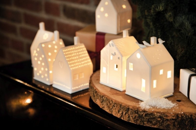 Rader HOME Świecznik - Lampion - Domek Skośny Dach