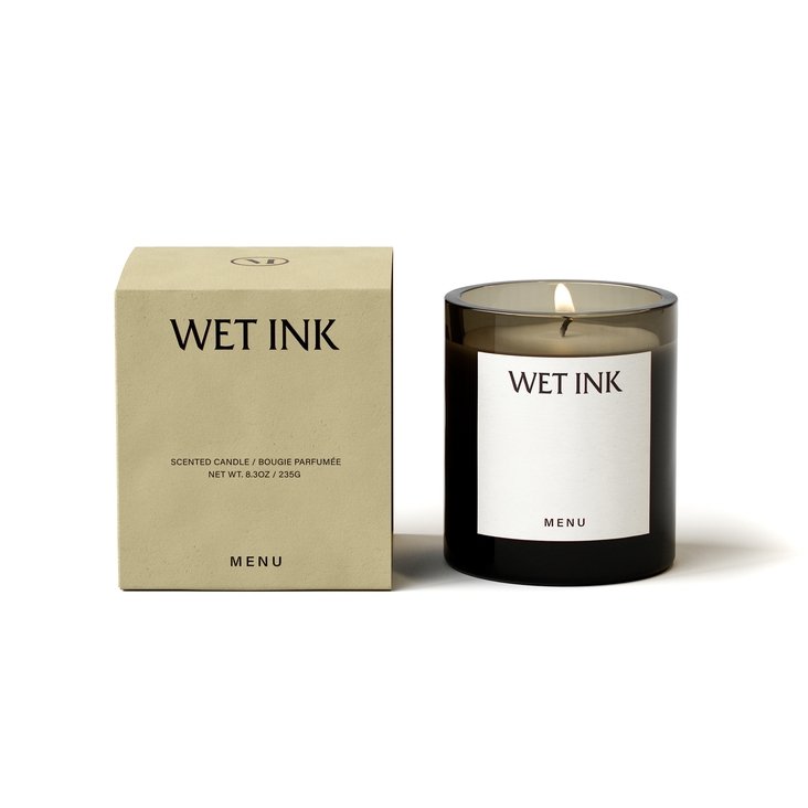 Audo Copenhagen OLFACTE Świeca Zapachowa Sojowa 235 g / Wet Ink (Grejpfrut, Mięta &amp; Konopie)