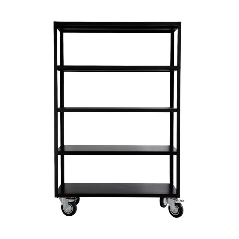 House Doctor TROLLEY Regał na Kółkach - Czarny