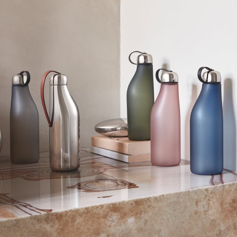 Georg Jensen SKY Butelka do Wody z Tritanu 500 ml / Różowa