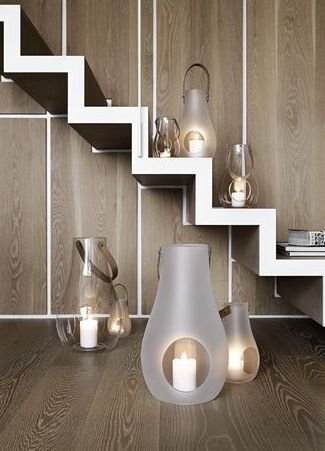 Holmegaard DESIGN WITH LIGHT Lampion - Świecznik Transparentny 16 cm