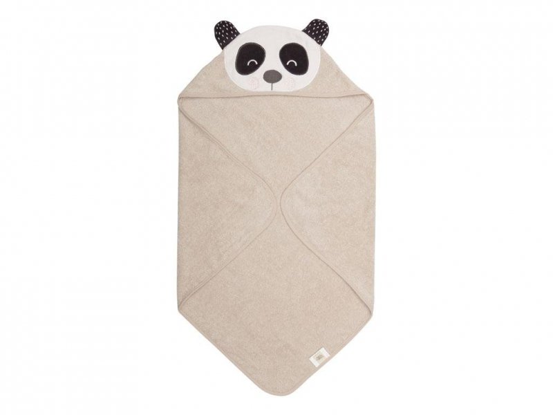 SÖDAHL Penny Panda Ręcznik z Kapturem dla Dzieci 80x80 cm Miś Panda