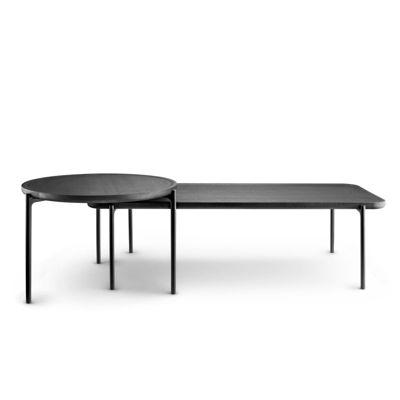 Eva Solo SAVOYE Prostokątny Stolik Kawowy 120x50 cm (wys. 35 cm) Czarny