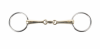 Wędzidło podwójnie łamane Harry's Horse Gold Brass 16mm