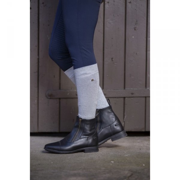 Sztyblety Equitheme &quot;Double Zip&quot; black