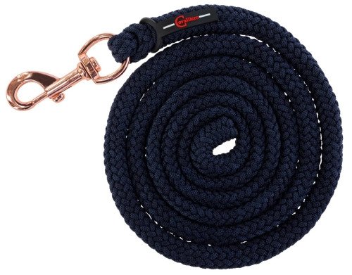 Uwiąz dla konia Classy, zwykły karabińczyk, 200 cm, Covalliero granat
