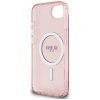 Guess IML Glitter Circle MagSafe - Etui do iPhone 16e (różowy)