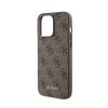 Guess 4G Metal Gold Logo - Etui iPhone 15 Pro Max (brązowy)