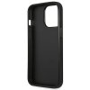 Guess Saffiano Triangle Logo Case – Etui iPhone 13 Pro Max (srebrny)