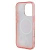 Guess IML Flower & Tonal Circle MagSafe - Etui iPhone 16 Pro Max (różowy)