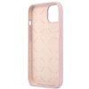 Guess Silicone Triangle Logo - Etui iPhone 13 mini (liliowy)
