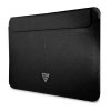 Guess Saffiano Triangle Logo Sleeve - Etui na notebooka 13 / 14 (czarny)