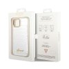 Guess Croco Collection – Etui iPhone 14 Plus (srebrny)