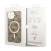 Guess 4G MagSafe - Etui iPhone 14 (Brązowy)