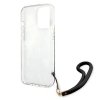 Guess Flower Cord - Etui ze smyczką iPhone 13 Pro (Blue)