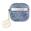 Guess 4G Strass Charm - Etui AirPods 4 (niebieski)