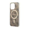Guess 4G MagSafe - Etui iPhone 13 Pro (Brązowy)