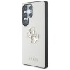 Guess Grained Big 4G Logo Small Classic Logo - Etui do Samsung Galaxy S25 Ultra (beżowy)