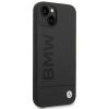 BMW Silicone Signature Logo Magsafe - Etui iPhone 14 Plus (czarny)