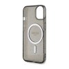 Guess Glitter Gold MagSafe - Etui iPhone 14 Plus (Czarny)