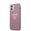 Guess Metallic Triange - Etui iPhone 12 Mini (różowy)