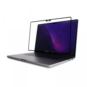 Moshi iVisor AG - Matowa folia ochronna na ekran MacBook Pro 16 (M3/M2/M1/2023-2021) (Black/Clear/Matte)