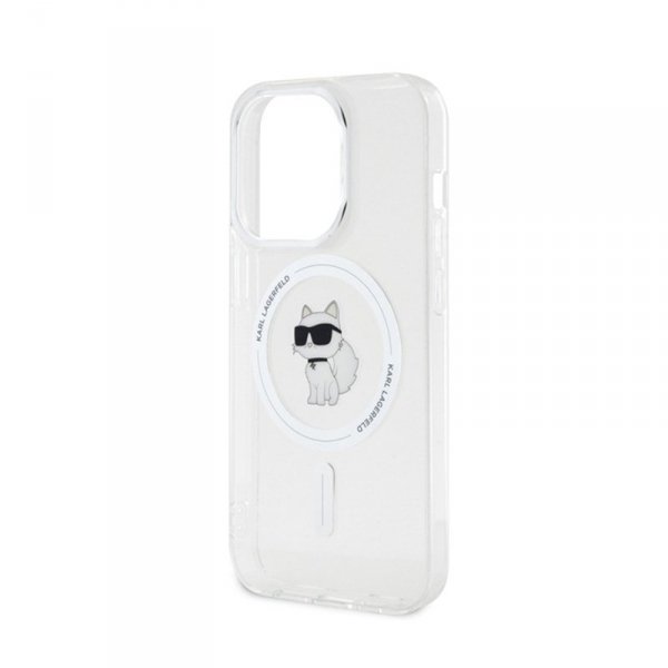 Karl Lagerfeld IML Choupette MagSafe - Etui iPhone 15 Pro (przezroczysty)