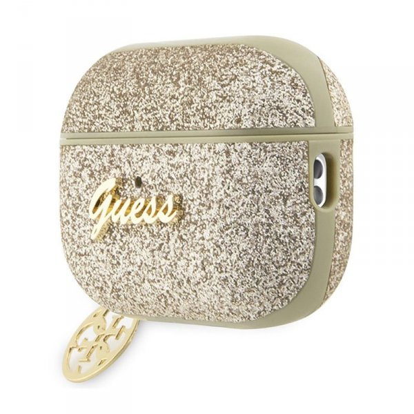 Guess 4G Glitter Flake - Etui AirPods Pro 2 (złoty)