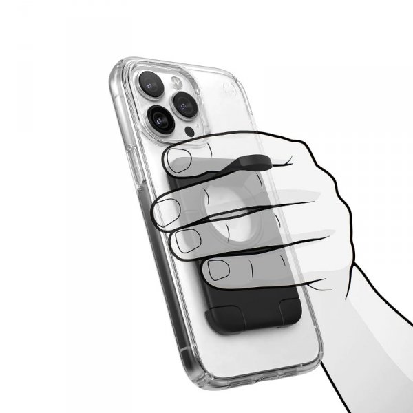 Speck ClickLock StandyGrip For MagSafe - Uchwyt / stojak (czarny)