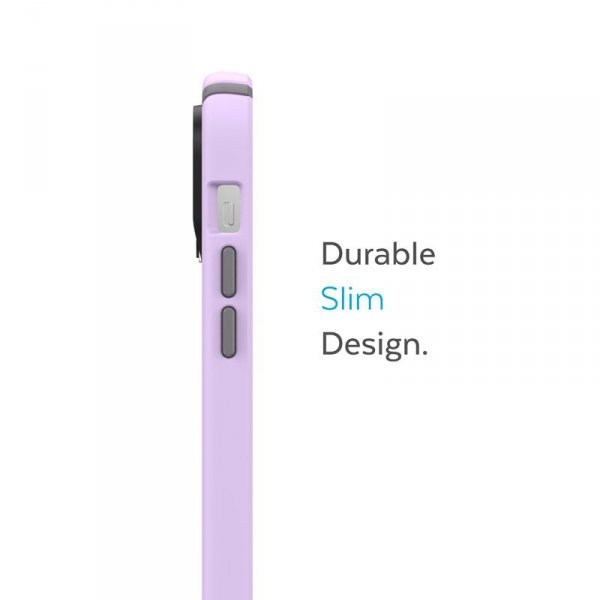 Speck Presidio2 Pro - Antybakteryjne etui iPhone 14 Pro Max (Spring Purple / Cloudygrey / White)
