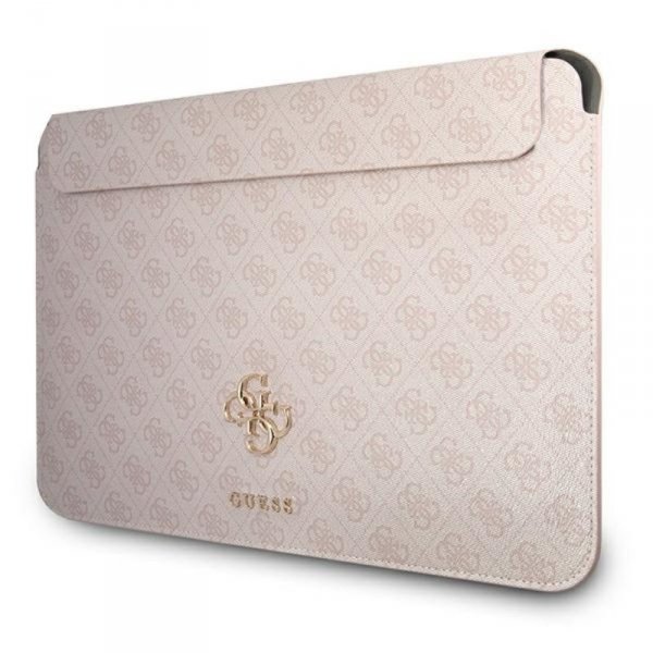Guess 4G Big Metal Logo Computer Sleeve - Etui na notebooka 13&quot; (różowy)